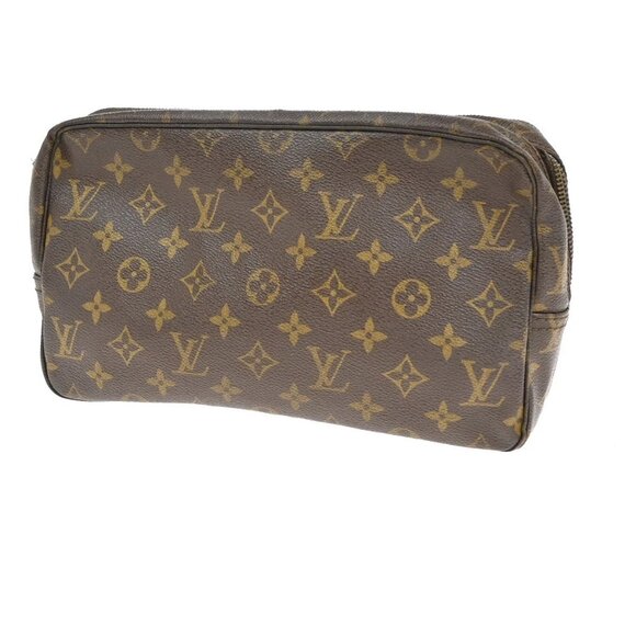 LOUIS VUITTON Trousse Toilette 28 Clutch Hand Bag Monogram Brown M47522 67KA832 - Picture 1 of 16